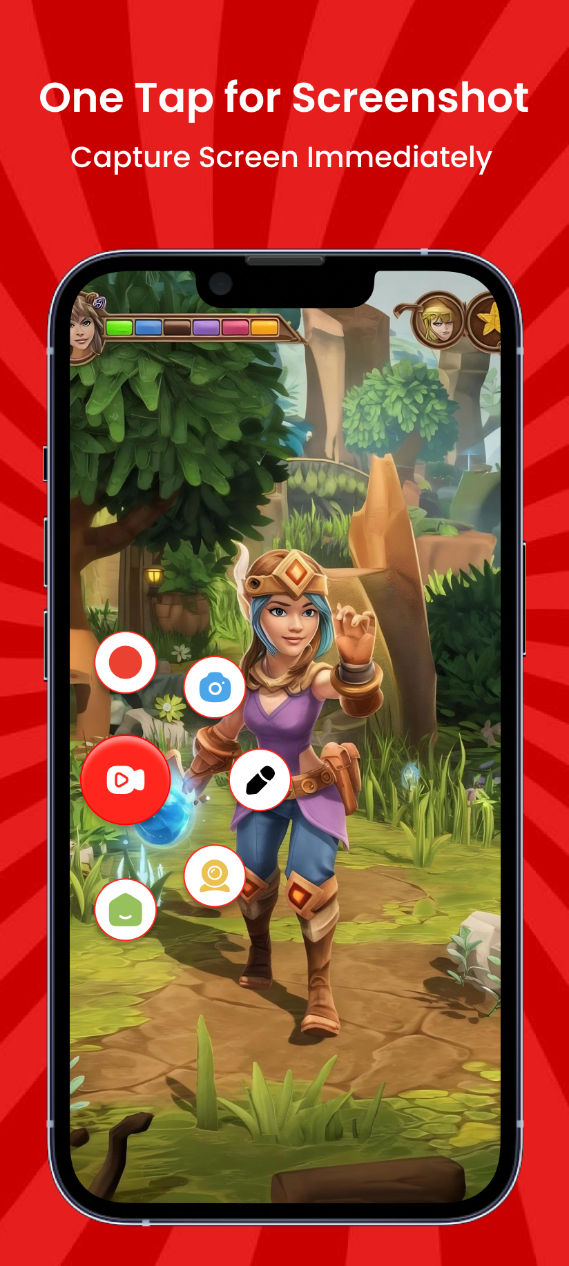 Clypzo screenshot - Recording controls